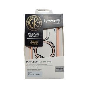 O8-N OtterBox Symmetry MagSafe Case For Apple iPhone 16 Pro - Doodle Cover Pink